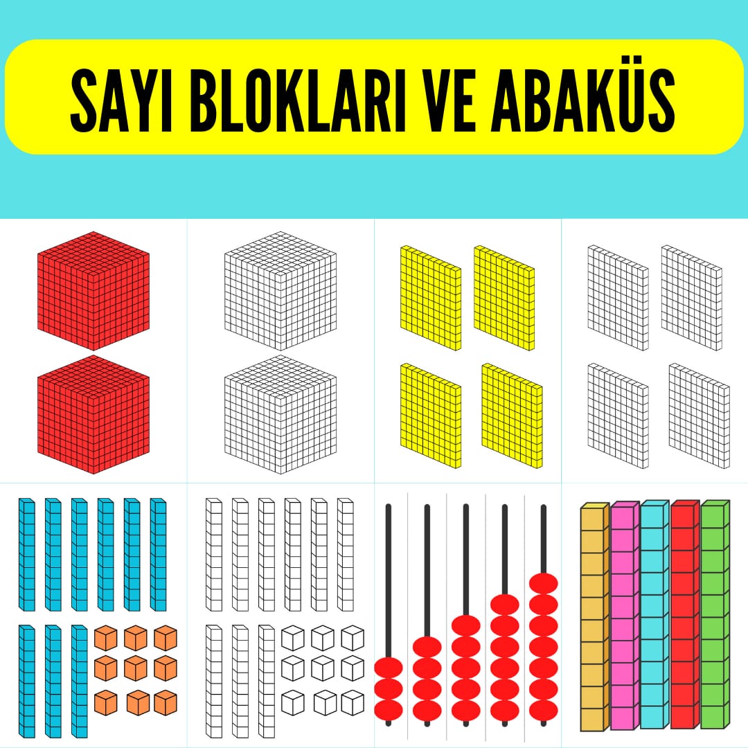 4.Sınıf Blok ve Abaküs